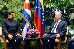 New Cuban Leader Meets With Maduro