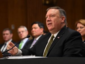 Senate approves Mike Pompeo to lead Trump’s State Department