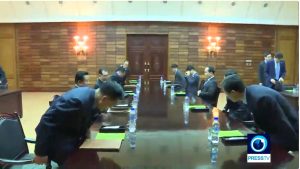 North And South Korea Begin Talks