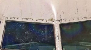 Plane makes emergency landing in Florida after windshield shatters during flight