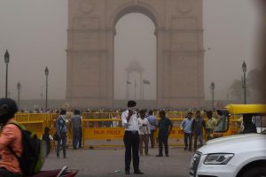 DEADLY DUST STORM AND THUNDERSHOWERS KILL AT LEAST 110 IN INDIA