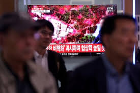 North Korea blows up nuclear test site amid doubts over summit