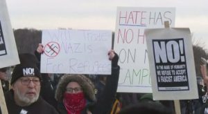 Two dozen arrested after fights erupt outside of white supremacist speech at Michigan State University
