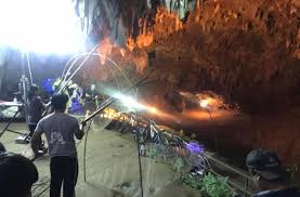Relatives of Thai soccer team trapped in cave turn to spirits for help