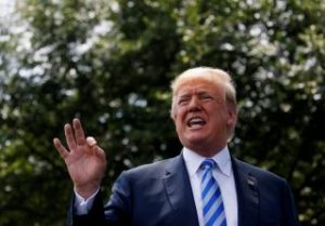 Trump says he has power to pardon himself but has done nothing wrong