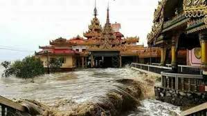 Myanmar monsoon floods force more than 100,000 to flee homes
