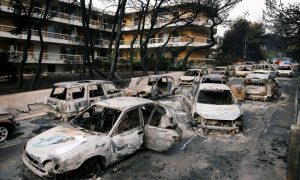 Arson linked to 80+ deaths in Greek resort town built like a “fire trap”