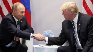 Trump meets Putin after denouncing ‘stupidity’ of U.S. policy on Russia