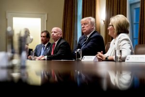 The Latest: Trump claims ‘strength’ in talks with Putin