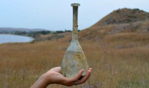 Bottle filled with MYSTERY LIQUID dating back to time of Jesus Christ discovered