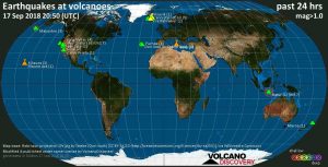 Volcano earthquake report for Monday, 17 Sep 2018