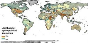 Where riots will break out because there’s no more water: Map reveals the hotspots for conflict over depleted supplies in the next 100 years
