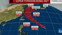 Super Typhoon Kong-rey a Threat to Japan’s Ryukyu Islands, Possibly Including Okinawa, Trailing After Typhoon Trami