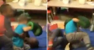 Daycare ‘fight club’ caught on camera — and now this mom is suing