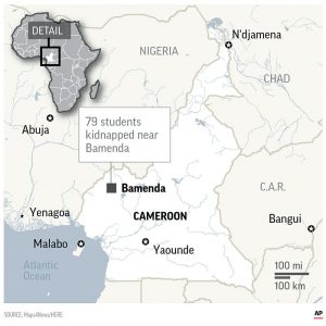 79 kidnapped Cameroon students freed, says church official