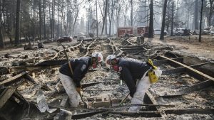 Rescuers fear rains will wash away victims’ remains with 870 still missing in California fire