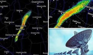 US military DENY secret experiments after 10 hour mysterious blip on radar BAFFLES scientists