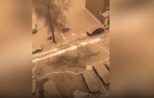 ‘Yellow’ Snow Falls In China