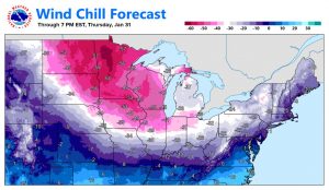 Midwest, Northeast Brace For ‘Deadly’ Subzero Freeze, and could fall to -55F degrees in areas