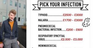 Students paid up to £3,500 to catch potentially deadly diseases for science