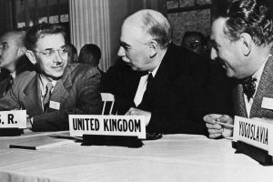 Bretton Woods agreement turns off his 75th candle