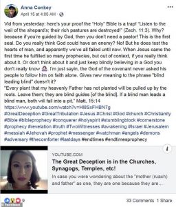 Churchgoers tackle Navy Vet mother, 31, to the ground after she walked into an Easter service holding her son and a gun and threatened to blow the building up saying the rapture isn’t real