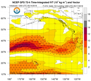 Rare “atmospheric river” storms to soak California this week