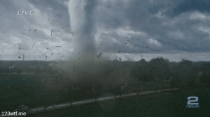 Nearly 30 tornadoes reported from Texas to Iowa on Wednesday, continuing a streak of 13 consecutive days across the US with at least 8 tornado reports