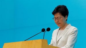 Hong Kong leader signals end to extradition bill but refuses to quit as protests continue