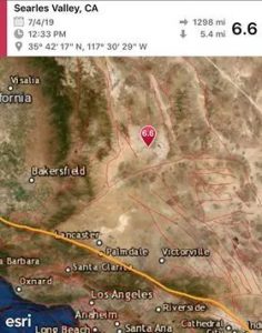 6.6 earthquake in California felt in Las Vegas; downgraded to 6.4