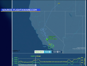 Mystery of large NASA jetliner spotted flying very very low over Coso Volcanic Field and Ridgecrest area of recent mass quake activity