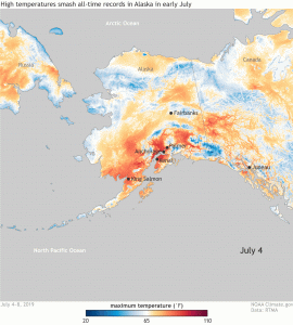 “Unprecedented” Arctic Wildfires Visible From Space As ‘Global Cooling’ Looms