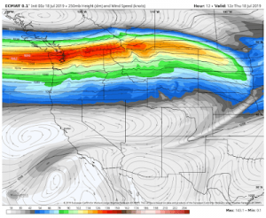 The Strongest Summer Jet Stream to Hit the Pacific Northwest EVER!
