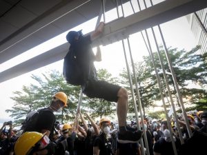 Hong Kong Protesters Storm Legislative Council Gov’t Building On Anniversary Of Handover To China