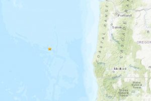 Magnitude 6.4 earthquake strikes off Oregon coast