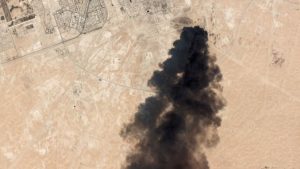Saudi oil production cut by 50% after drones attack crude facilities