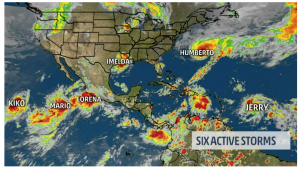 “They are forming like roaches out there,” NH Spokesman! Six Named Storms Line up at Once in Atlantic and Eastern Pacific Basins and Ties Modern Record