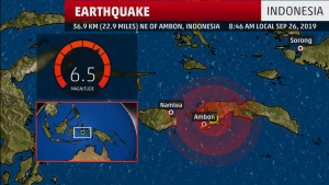 Strong Earthquake Strikes Indonesia Killing At Least 20 People