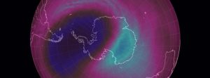 Sudden Stratospheric Warming (SSW) event in progress over the south pole