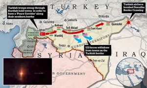 Turkey vows to press ahead with attack on Kurdish-led forces in Syria