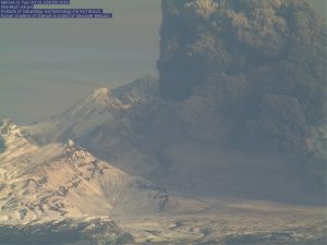 Shiveluch Volcano Erupts Strongly in Kamchatka – Ash Plume Rises to 30,000 ft Into the Air – Pyroclastic Flow (Video)