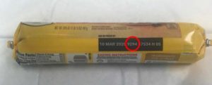 Nestlé cookie dough recalled because it may have rubber pieces with batch codes that begin with 9189 through batch codes that begin with 9295