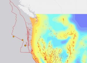 Four Earthquakes Hit Off Oregon Coast – 2 along the Blanco fracture zone and 2 on the Gorda Plate
