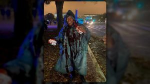 Satanic Protester Dumps Blood All Over Christian Preacher at Washington Prayer Event