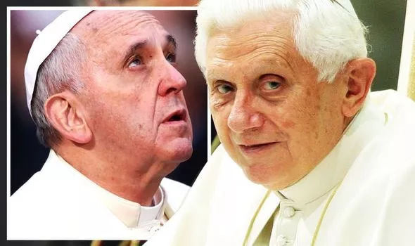 Pope Benedict ‘to spark downfall of Vatican’ as major concerns over Francis’ health emerge