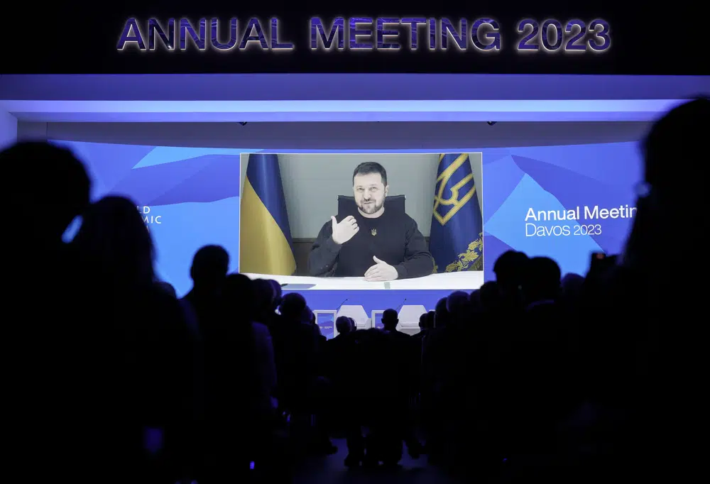 At Davos, Zelenskyy urges allies to speed up push vs. Russia