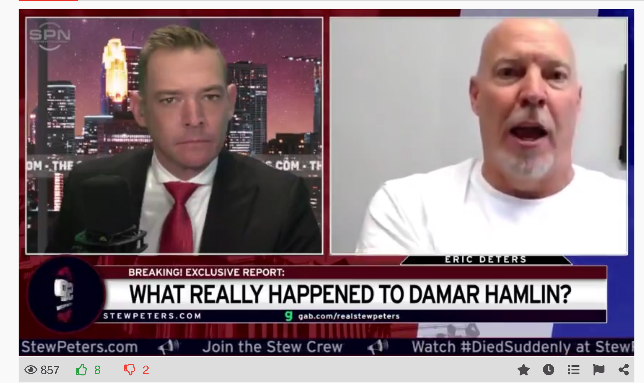 Stew Peters Show: Conflicting reports on HAMLIN KEPT ON LIFE SUPPORT SO NOT ‘OFFICIALLY’ DEAD