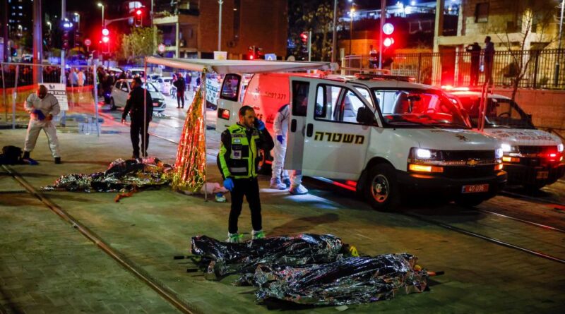 Jerusalem’s gravest terrorist attack in 12 years leaves 7 Israelis dead