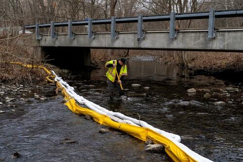 Toxic Wastewater From Ohio Train Derailment Headed To Texas