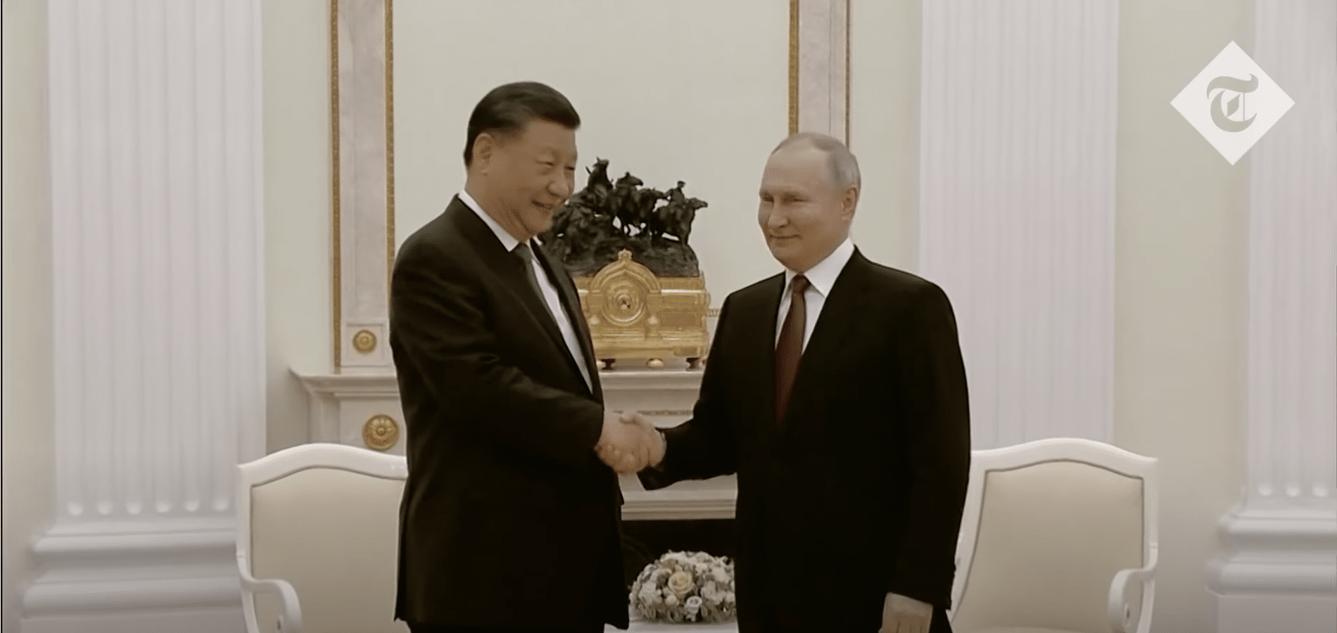 Xi Jinping says China is ready to ‘stand guard over world order’ as he lands in Russia to meet with Putin